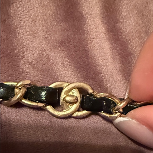 Authentic Chanel Gold and Black Choker Necklace - Picture 13 of 13